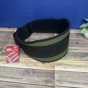 NWT ETHOS Axis Nylon Weightlifting Belt 5.5" Size Large (Olive)